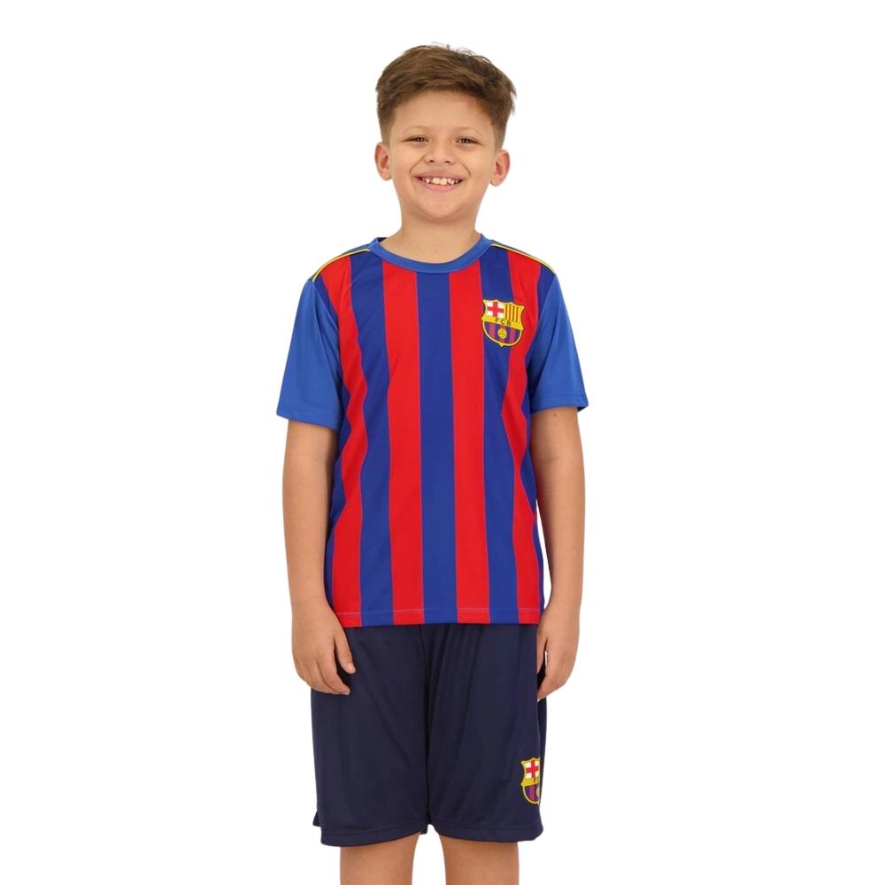 Camiseta-Infantil-Balboa-Barcelona-Listrada-Azul-Vermelha-|12-16-14485BC--INV24-